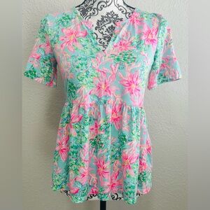 Lilly Pulitzer Jodee Swing Tunic Top
Size XXS